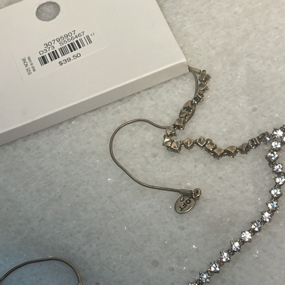 Loft necklace Gold color CZ Diamond fashion jewelry necklace Loft New - Picture 3 of 9